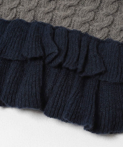 2WAY荷葉邊針織背心