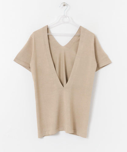 DEEP V-NECK KNIT 針織上衣