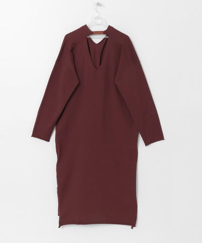 BACK TAPE KNIT ONE-PIECE 連衣裙