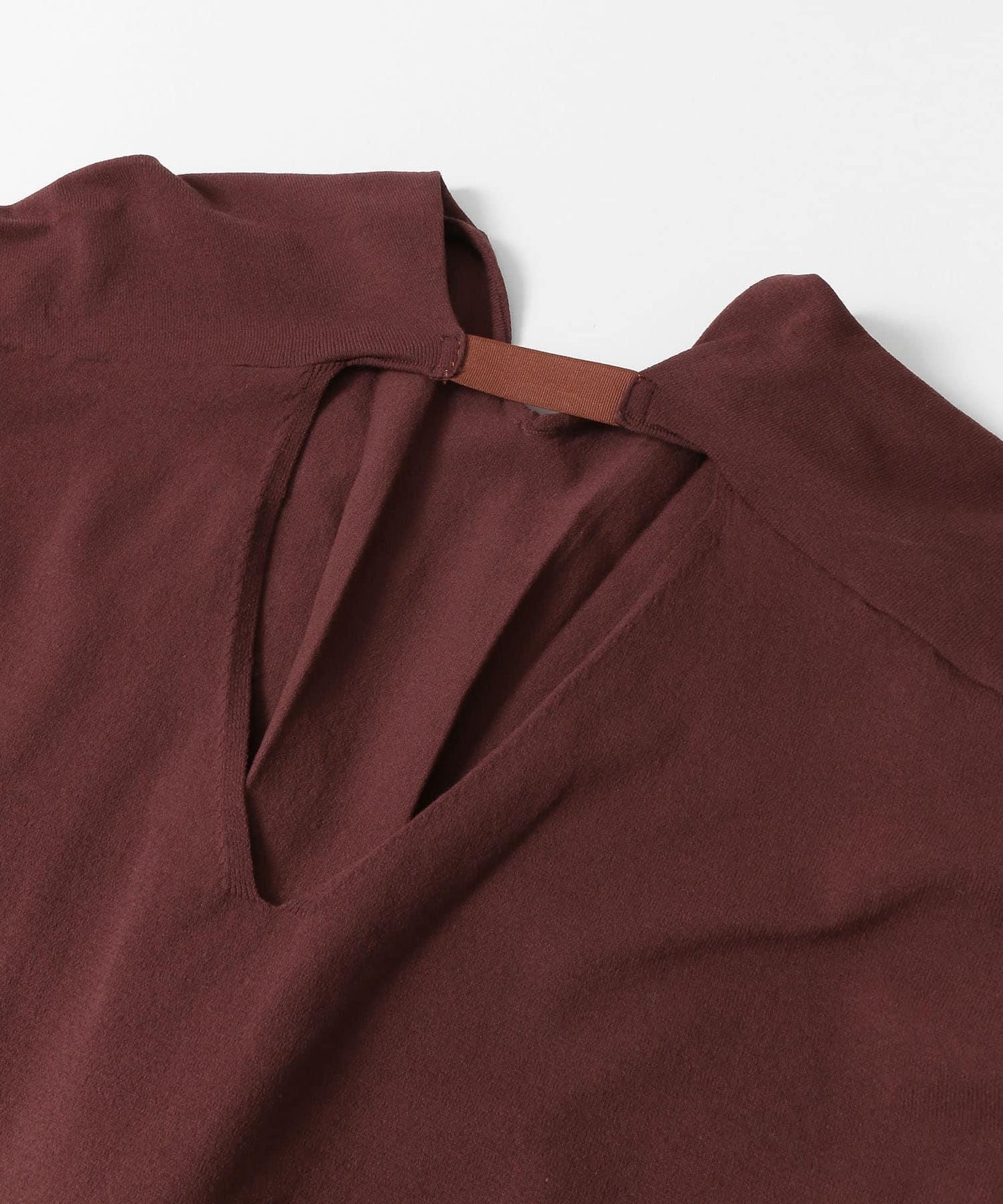 BACK TAPE KNIT ONE-PIECE 連衣裙