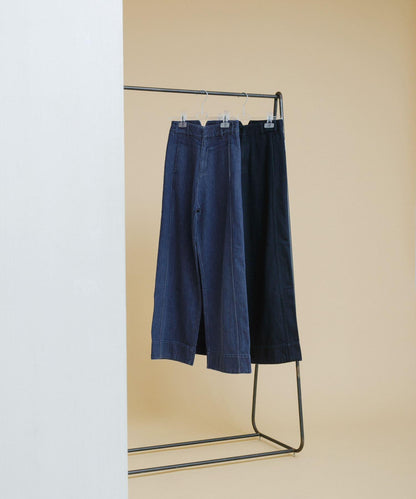 寬鬆版型 denim wide pants 褲子