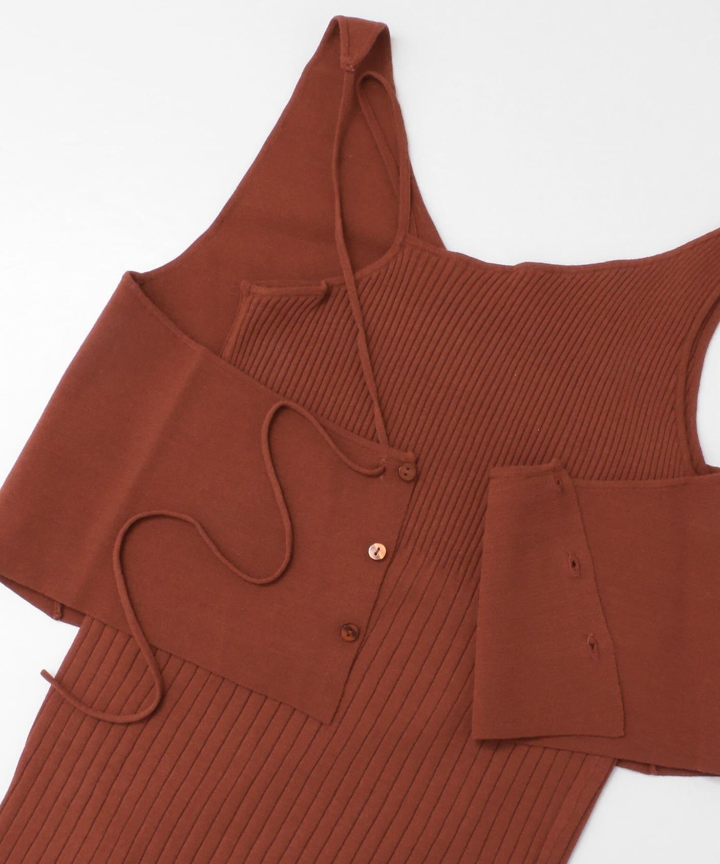 LAYERED KNIT CAMISOLE 吊帶背心