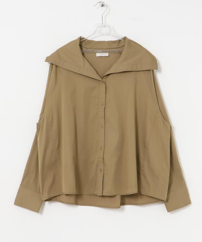 square collar blouse 上衣