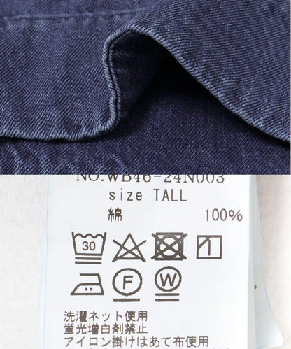 寬鬆版型 denim wide pants 褲子