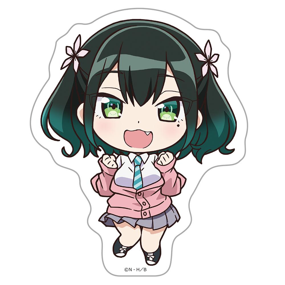 ばっどがーる（ばっどがーる） 瑠璃葉るら 輪廓切割貼紙 デフォルメver.