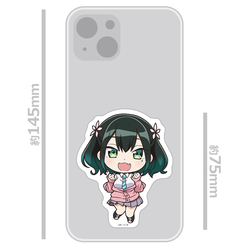 ばっどがーる（ばっどがーる） 瑠璃葉るら 輪廓切割貼紙 デフォルメver.