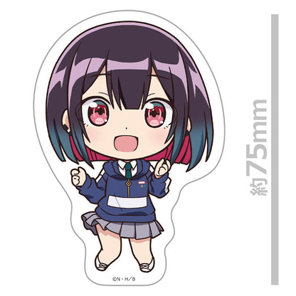 優谷優 Q版造型 輪廓切割貼紙（ダイカットステッカー）