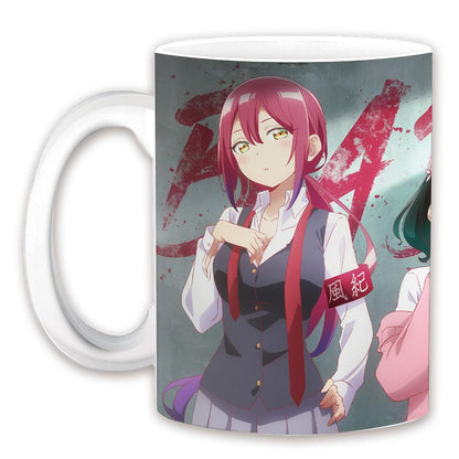 ばっどがーる（ばっどがーる） 系列 優&亜鳥&涼&るら 隨身馬克杯 ティザービジュアルver.