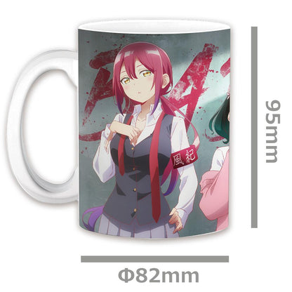 ばっどがーる（ばっどがーる） 系列 優&亜鳥&涼&るら 隨身馬克杯 ティザービジュアルver.