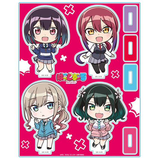 ばっどがーる 優・亜鳥・涼・るら 亞克力角色立牌（Q版）