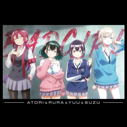 優&亜鳥&涼&るら 預告視覺ver. 印花 T恤 M碼