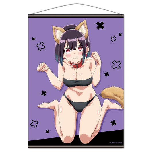 ばっどがーる B2掛軸 獸耳泳裝款 優谷優