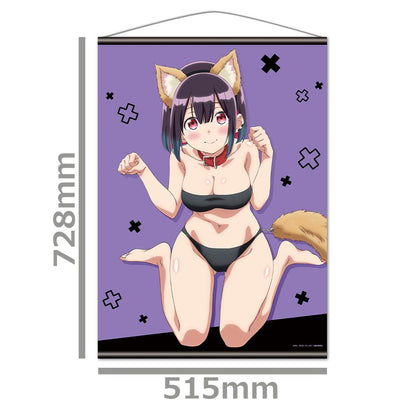 ばっどがーる B2掛軸 獸耳泳裝款 優谷優