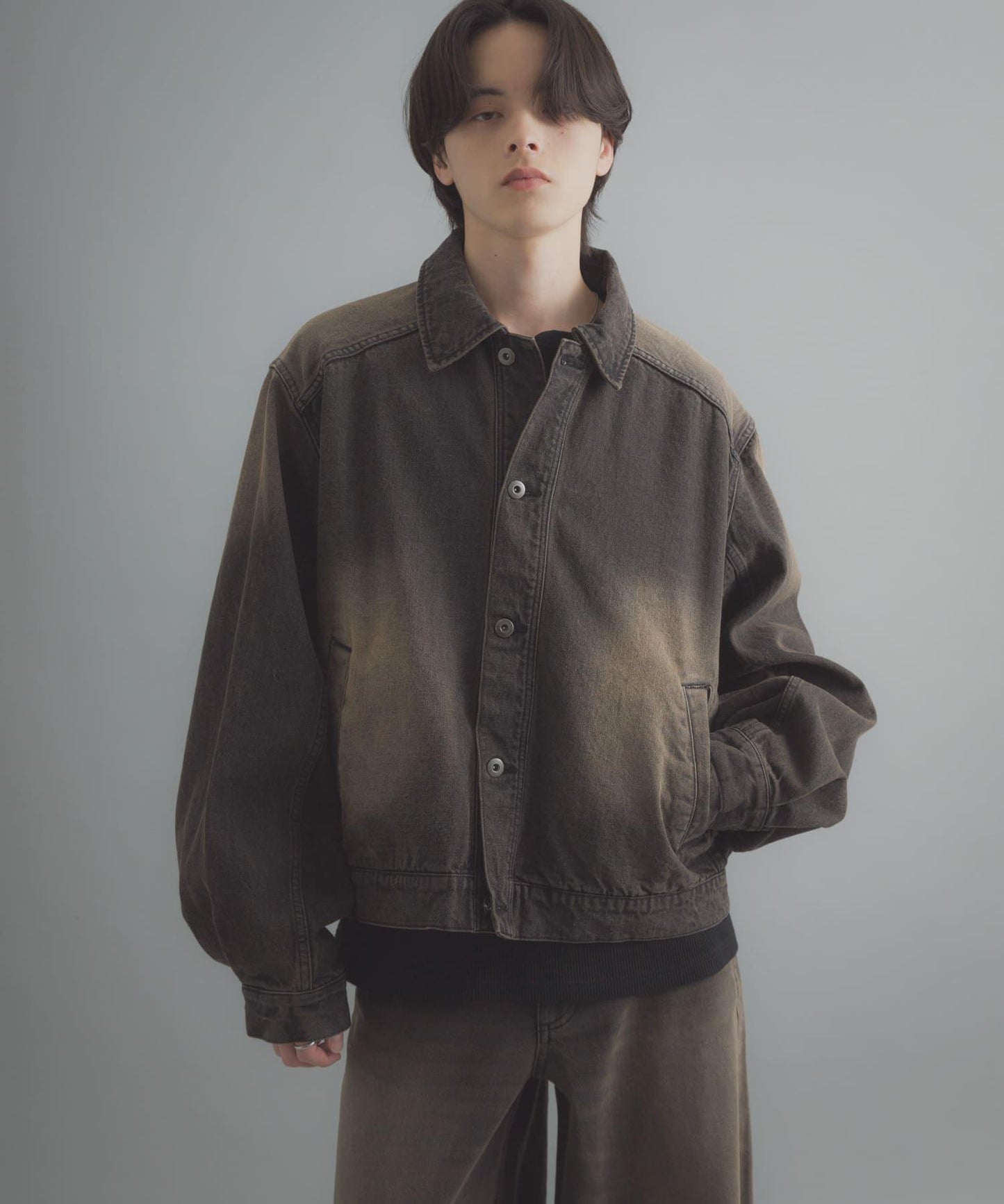 復古風牛仔短外套