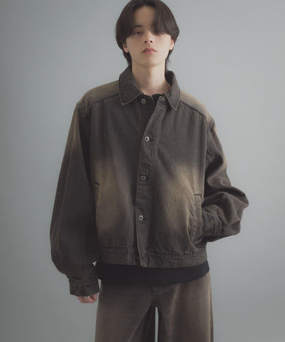 復古風牛仔短外套