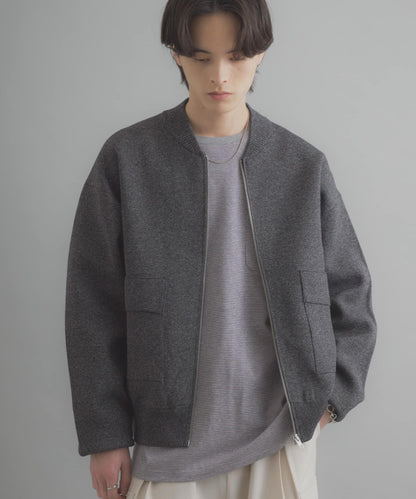 可水洗 雙口袋 針織外套