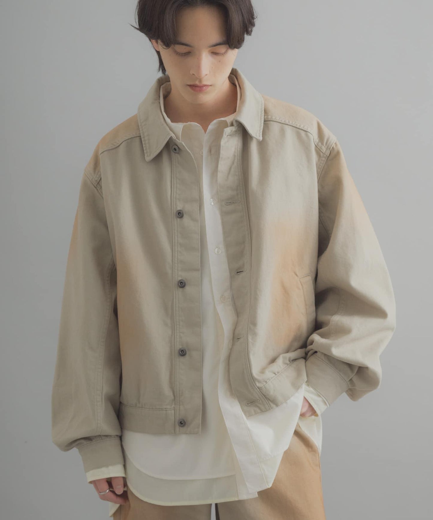 復古風牛仔短外套