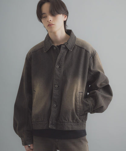 復古風牛仔短外套