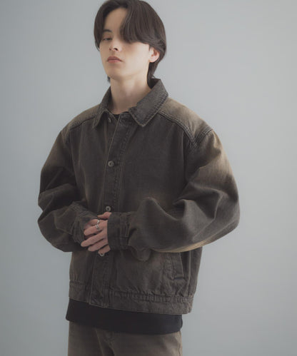 復古風牛仔短外套