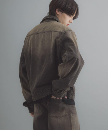 復古風牛仔短外套