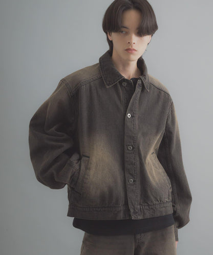 復古風牛仔短外套