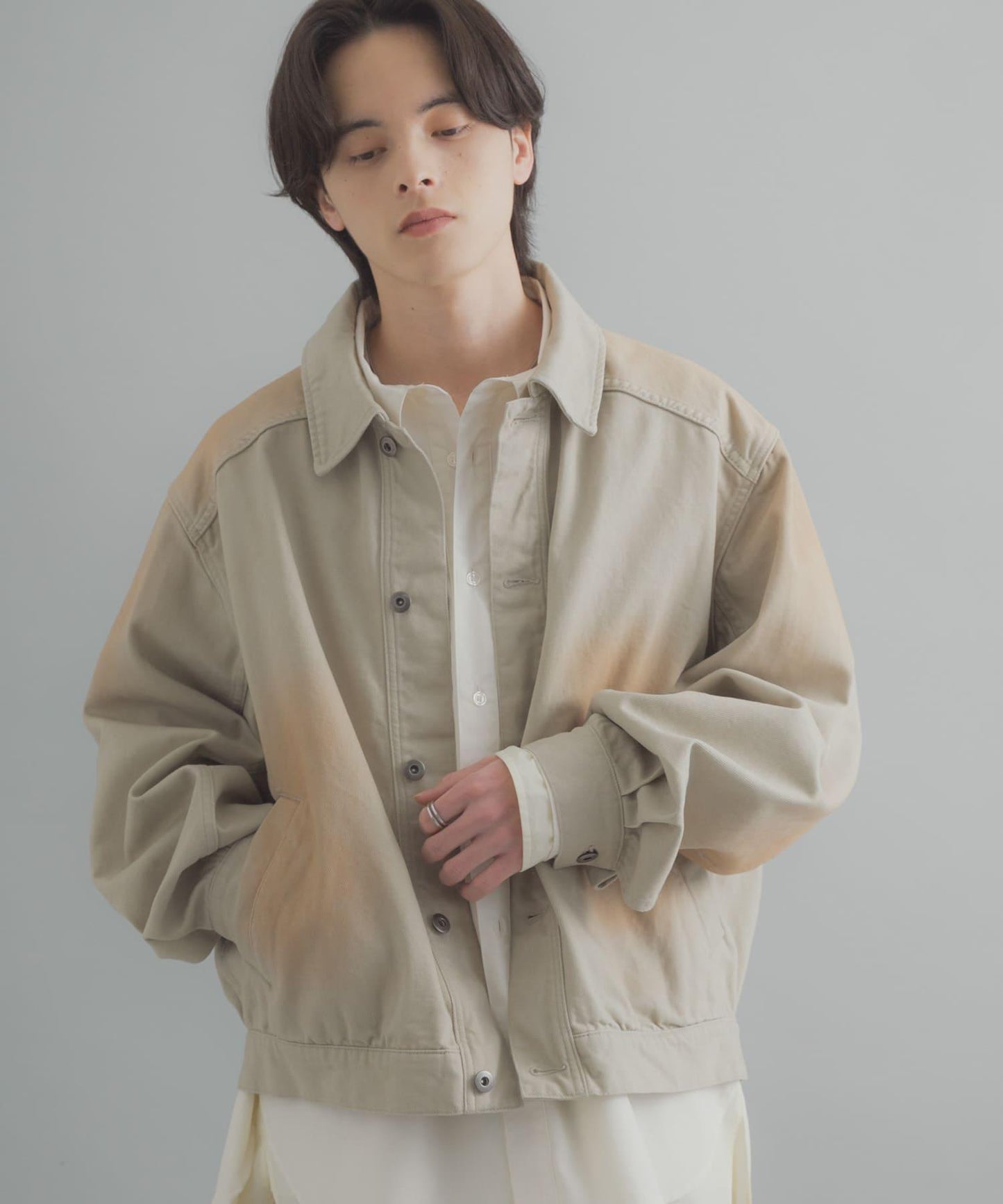 復古風牛仔短外套