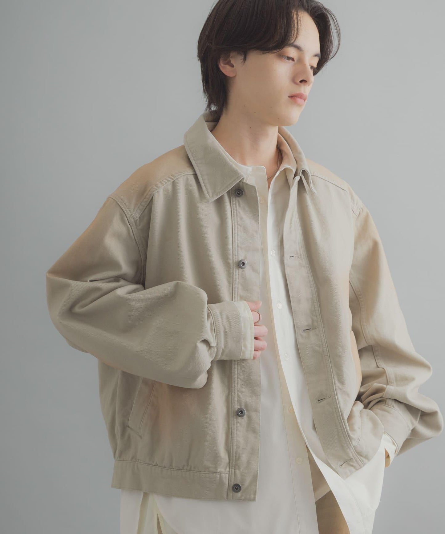 復古風牛仔短外套