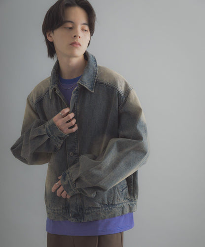 復古風牛仔短外套