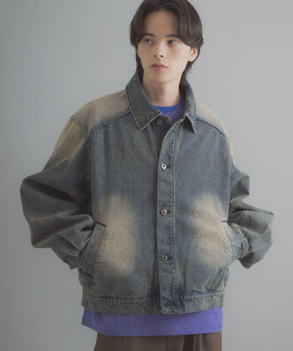 復古風牛仔短外套