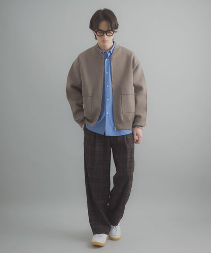 可水洗 雙口袋 針織外套