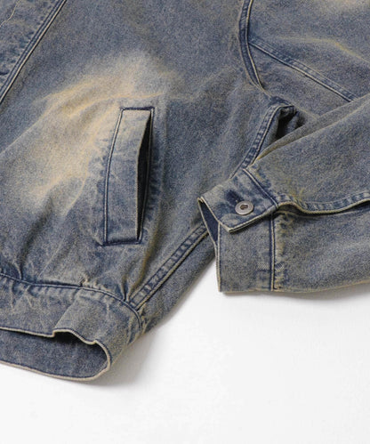 復古風牛仔短外套