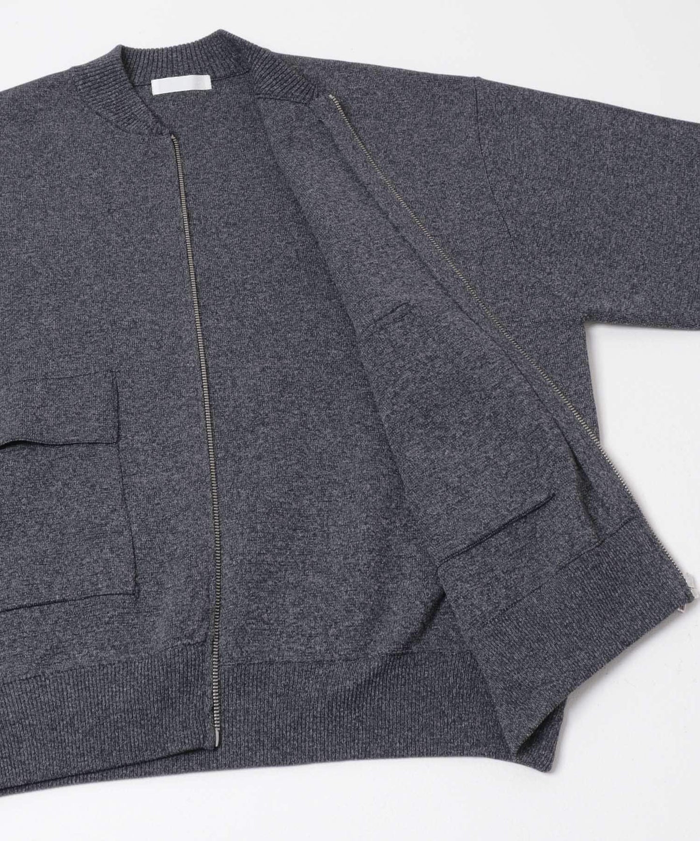 可水洗 雙口袋 針織外套