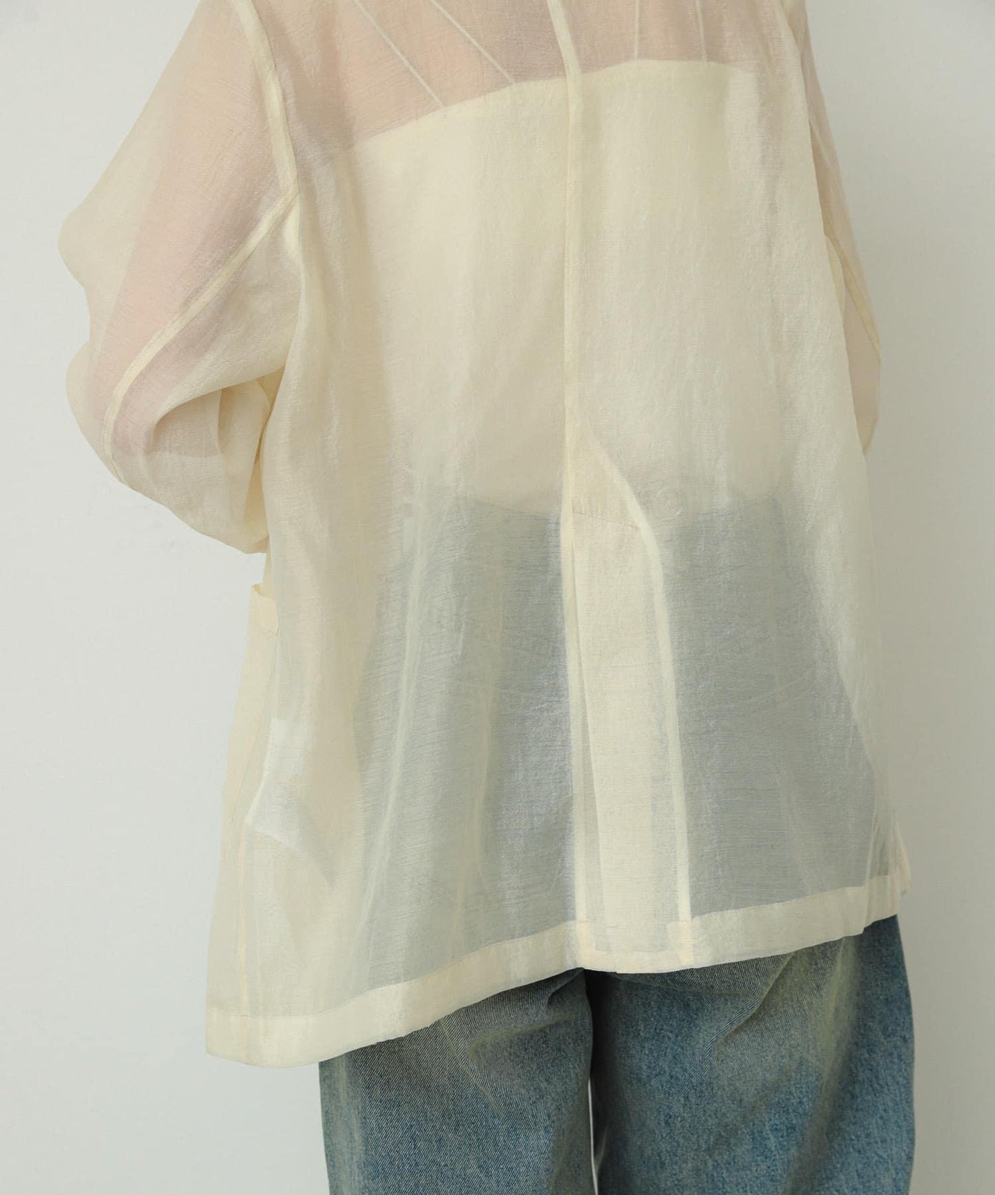 透視西裝剪裁西裝外套