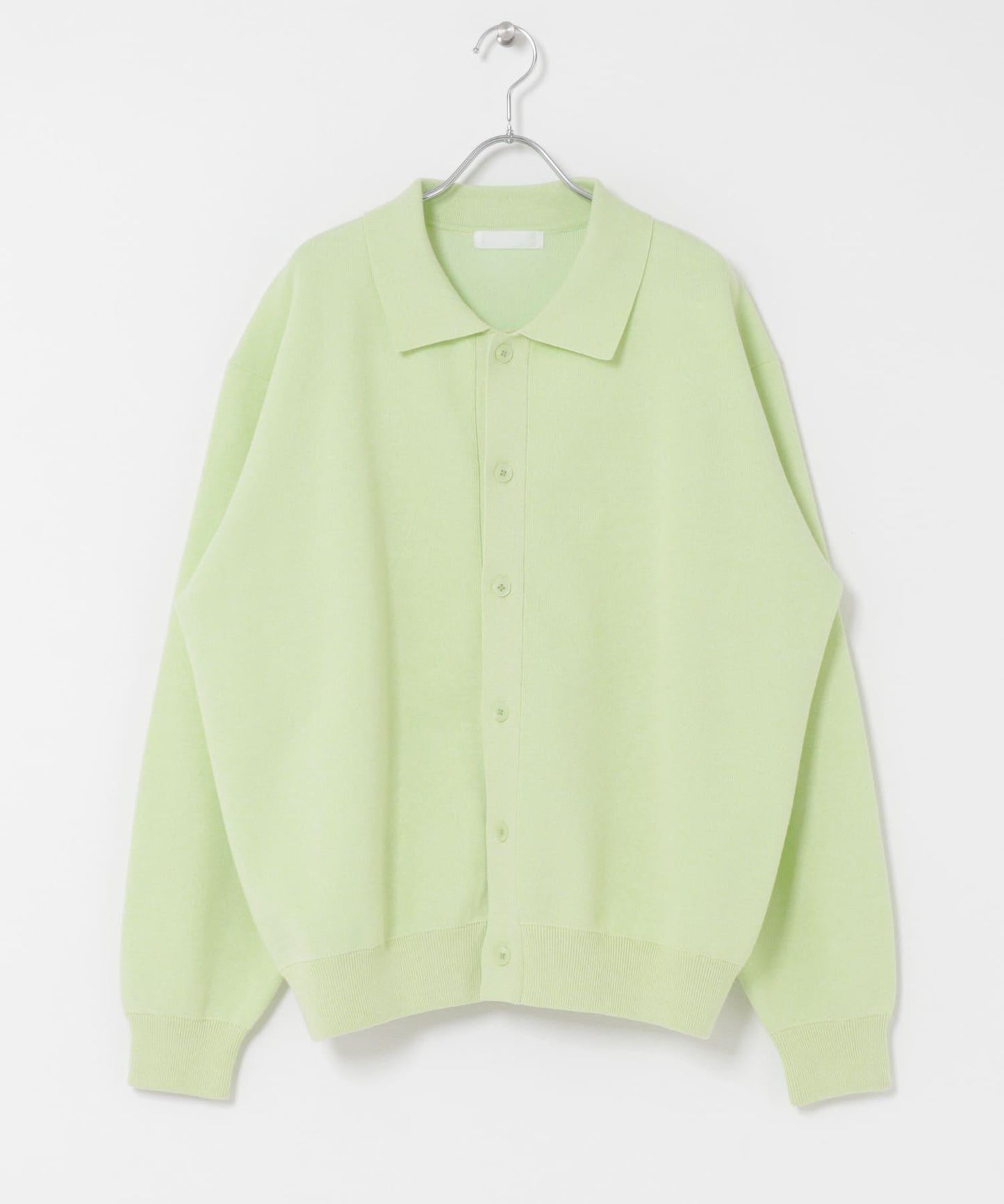 可機洗 衛衣風 POLO領 開衫