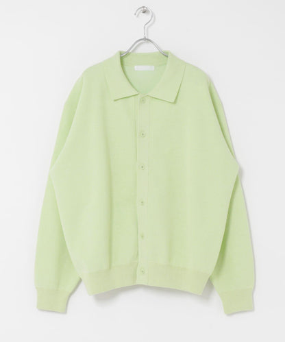 可機洗 衛衣風 POLO領 開衫