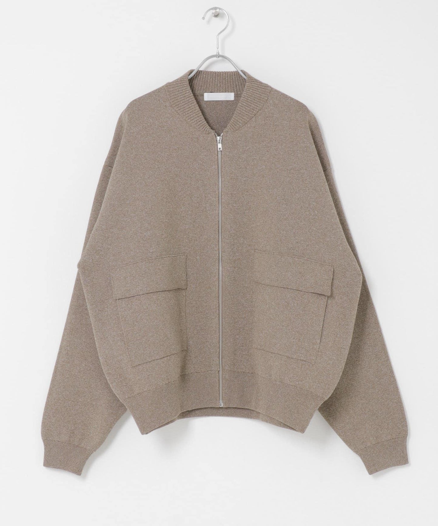 可水洗 雙口袋 針織外套