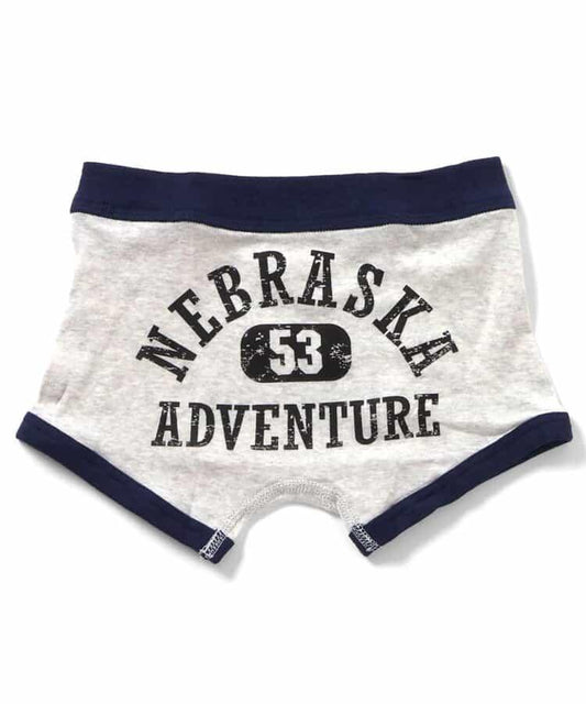 3P対象B 後背印花 平角內褲 A款