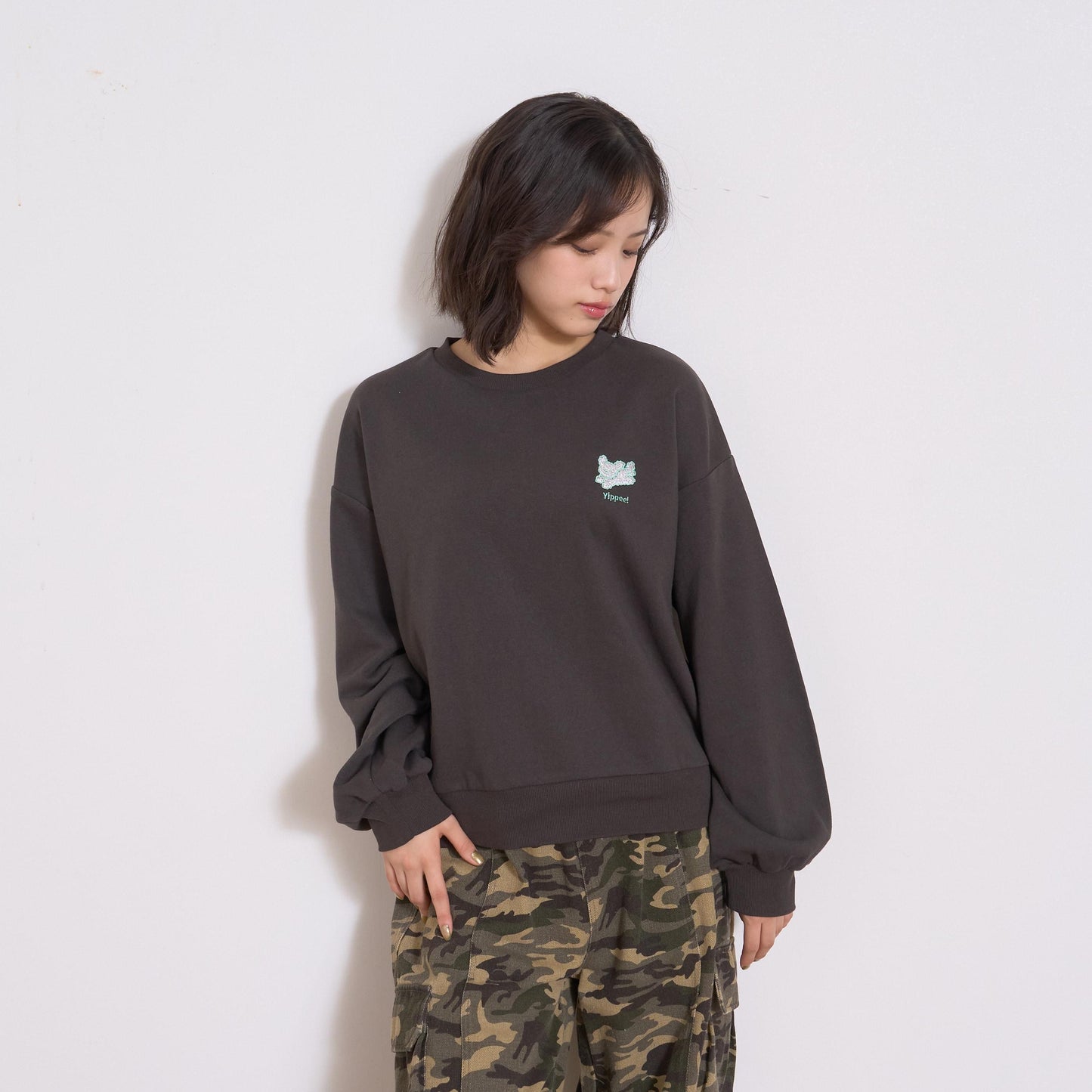 基礎款 動物刺繡 衛衣