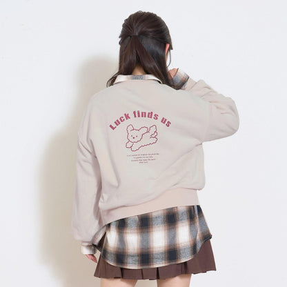 基礎款 動物刺繡 衛衣