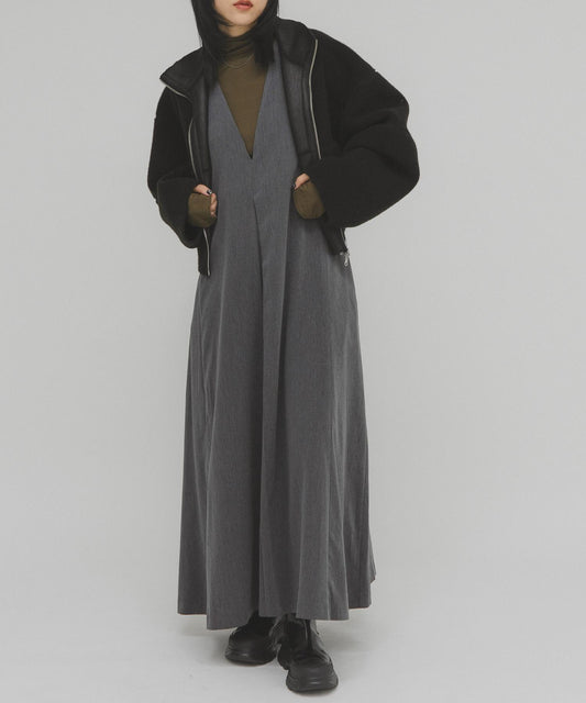 「部分網絡限定色」2WAY喇叭連體裙