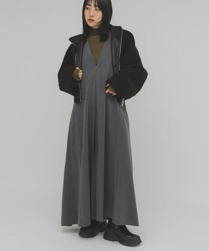 「部分網絡限定色」2WAY喇叭連體裙