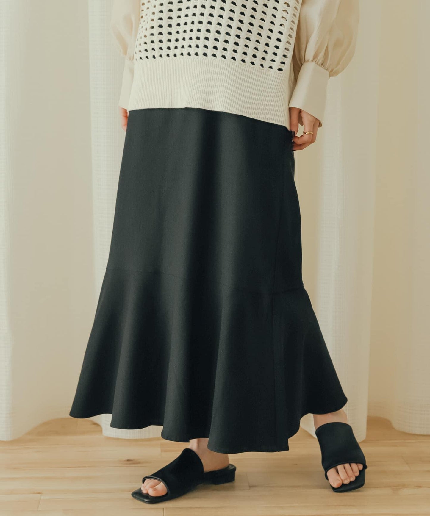 高彈力高腰美人魚裙