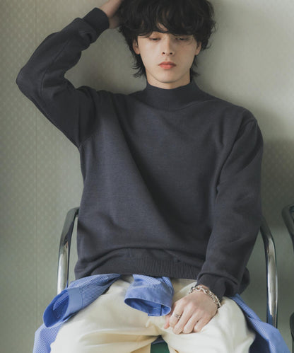 部分色 可水洗/防起球 彈力高領針織衫