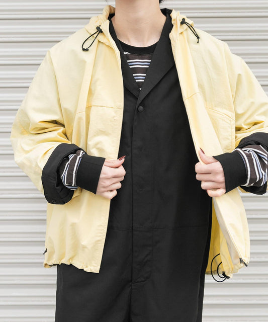 UR TECH尼龍塔夫綢拉鍊外套