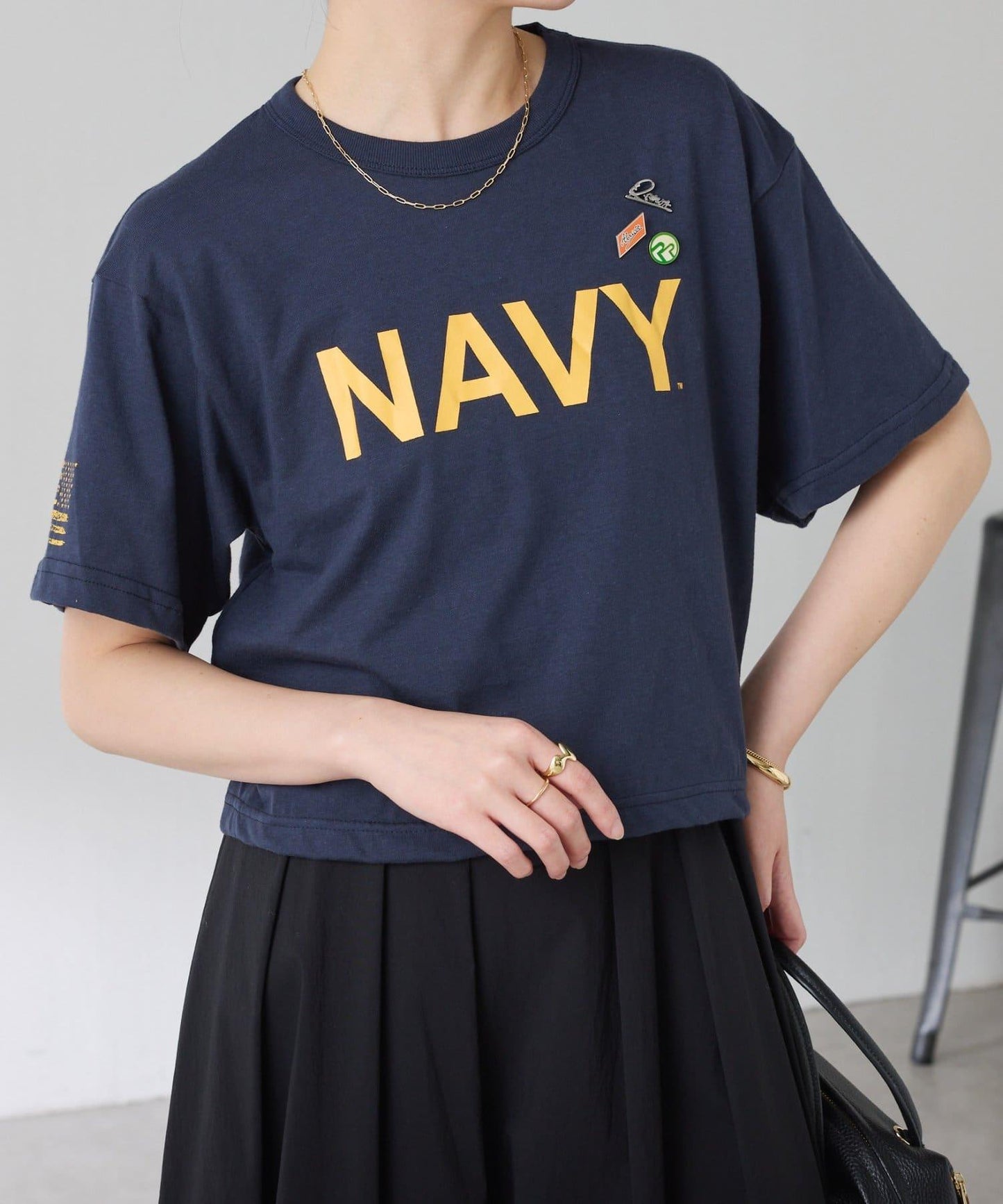 【附胸針】ROTHCOxQ.anos 無袖T恤