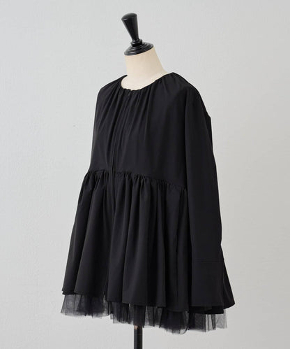 蓬紗荷葉邊設計 夾克外套