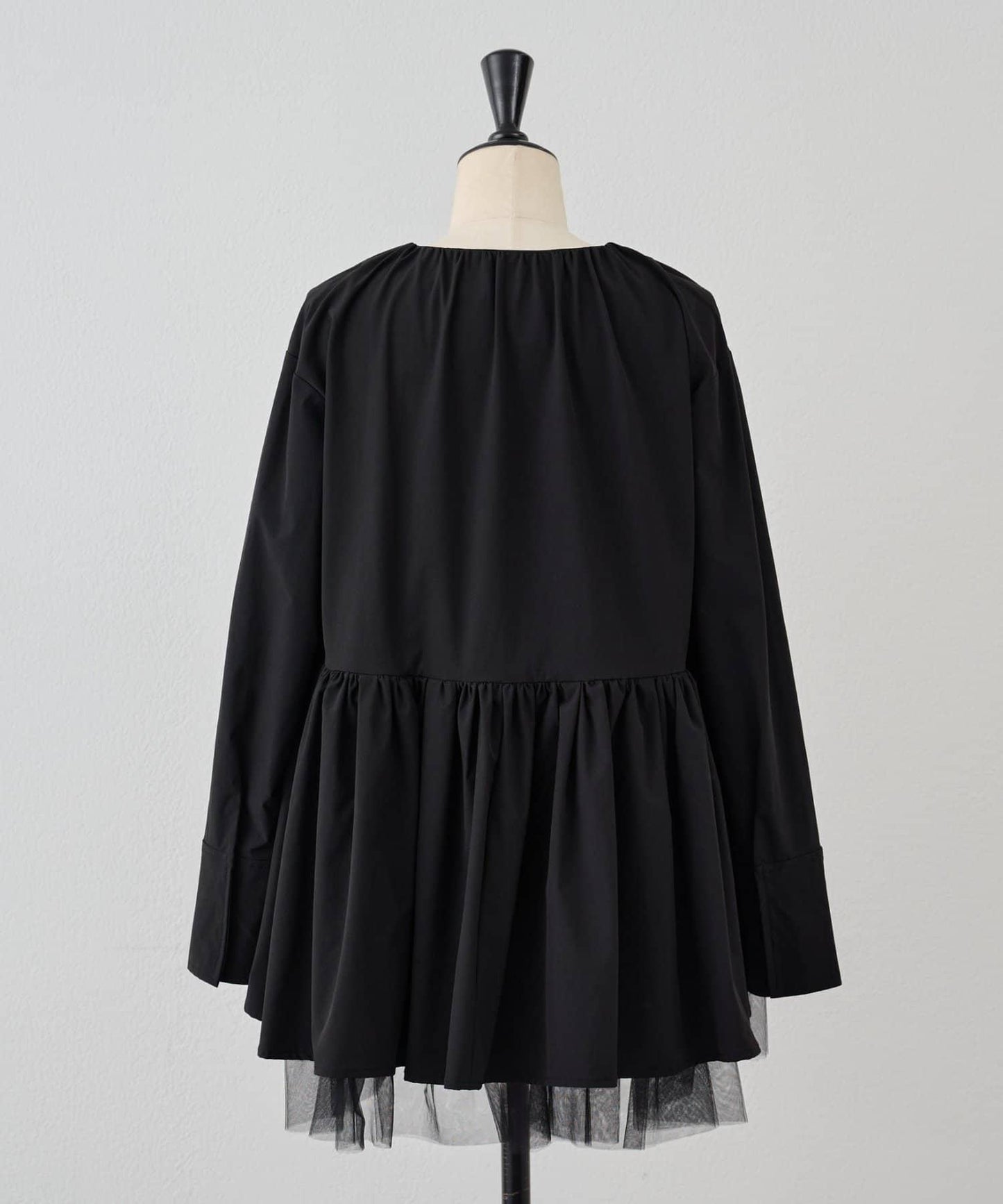 蓬紗荷葉邊設計 夾克外套