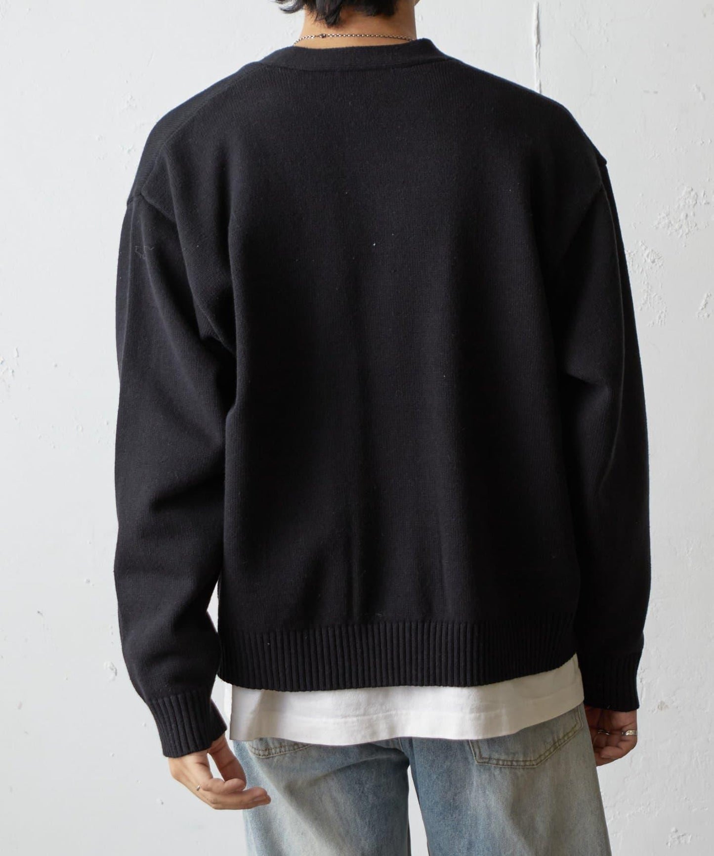 雙拉鍊針織開衫