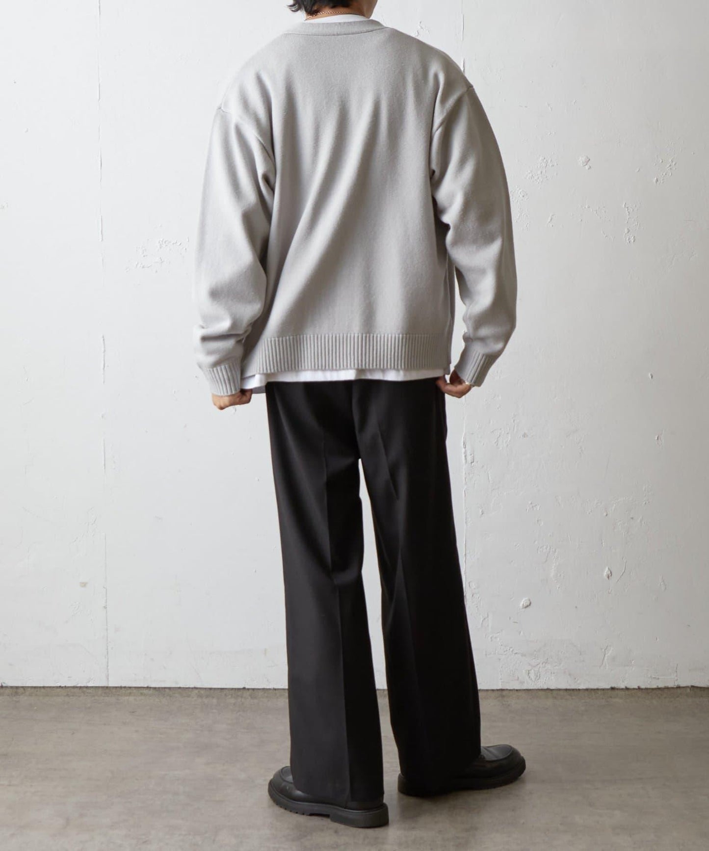 雙拉鍊針織開衫