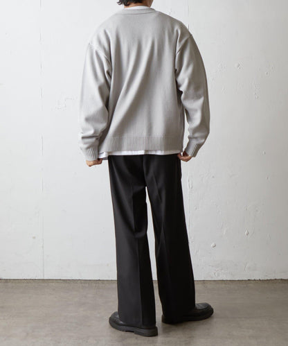 雙拉鍊針織開衫